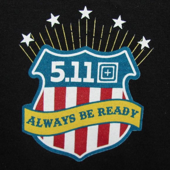 NEW Mens' 5.11 Tactical Jerry Eagle Shield Graphic Long Sleeve Shirt Size Large - Picture 6 of 11